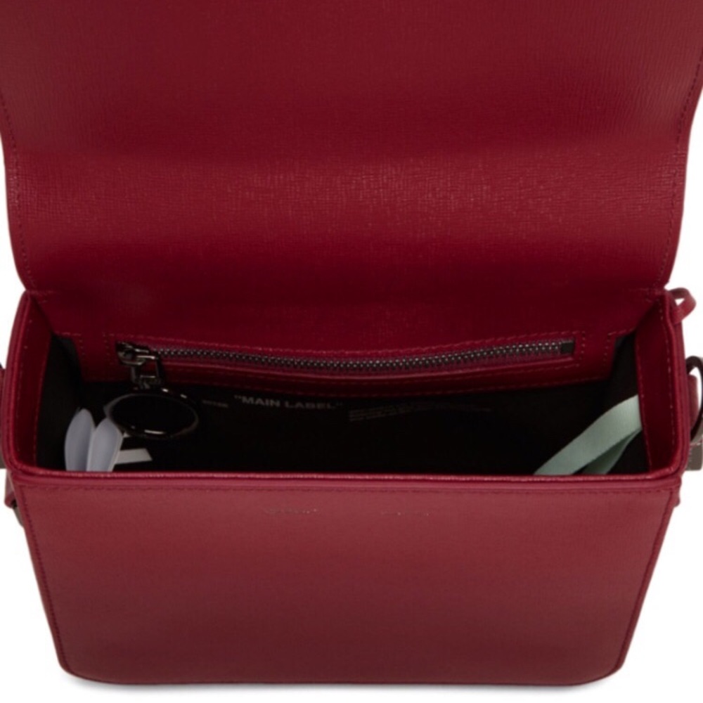 NWT Off-White Binder Clip Bag